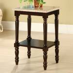 SANTA CLARITA RECTANGLE MARBLE TOP PLANT STAND
